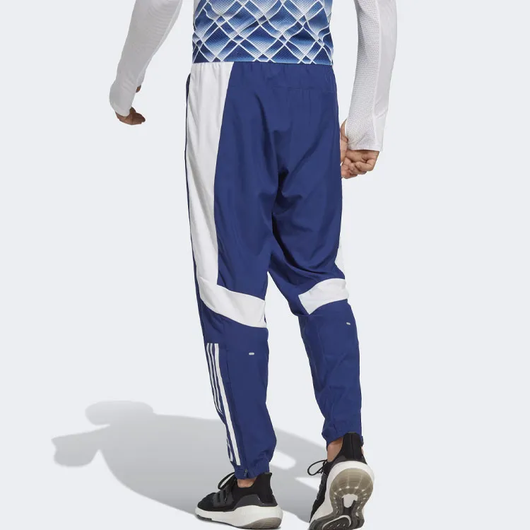 Adidas Track Pants Knitted Sports Pants Men's Victory Blue-1