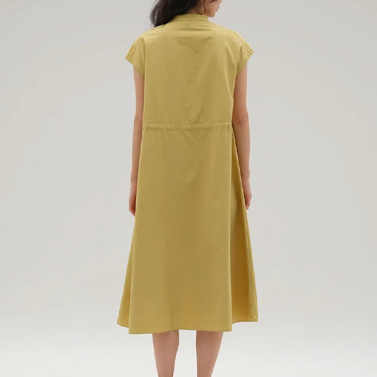 New Balance Met24 French Sleeve Dress Short Sleeved Dress Women's Gold-3