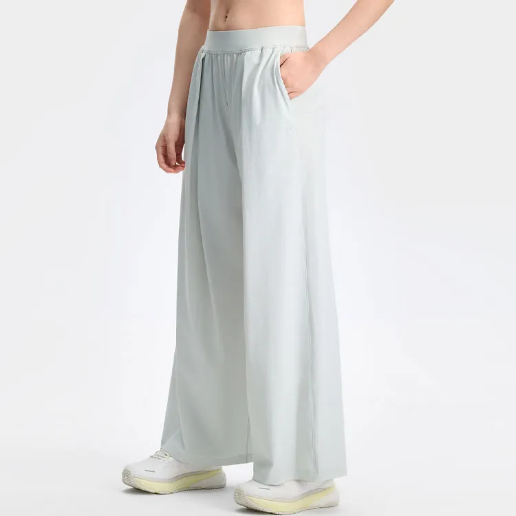 FILA Athletics Knitted Sweatpants Women's Moon Silver Gray-3