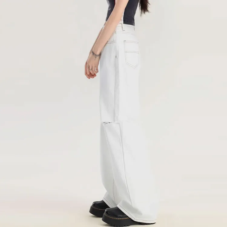 Aros Super Shopping Jeans Women's White-2