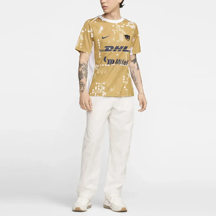 Nike Pumas Unam Academy Pro Men's Nike Dri FIT Soccer Short Sleeve Pre Match Top-2