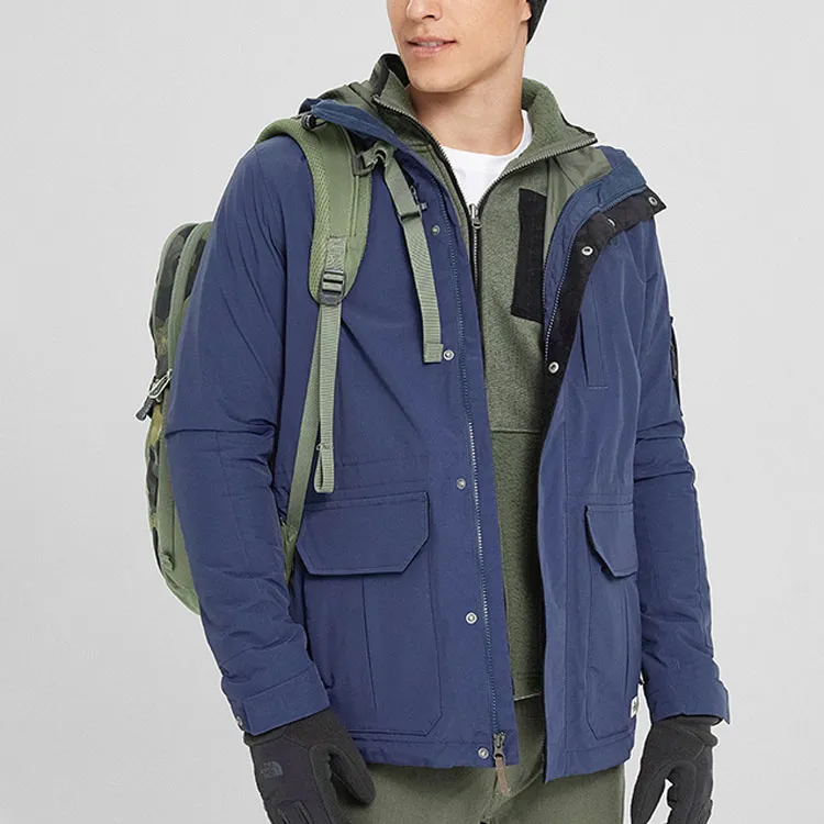 THE NORTH FACE Waterproof And Warm Windbreaker Jacket Men's Blue-3