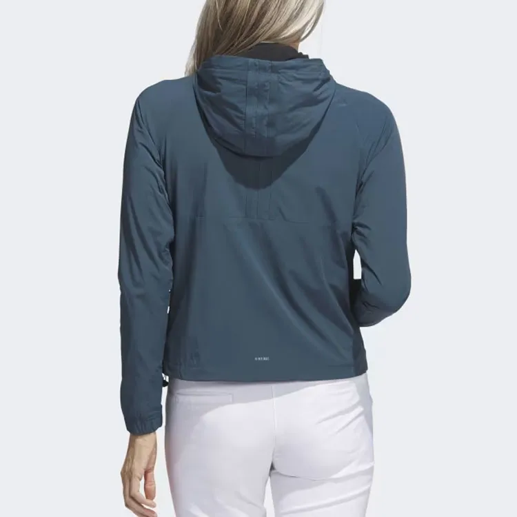 Adidas Ultimate365 Tour Wind.Rdy Fleece Hoodie Sweatshirt Women's Polar Night-2