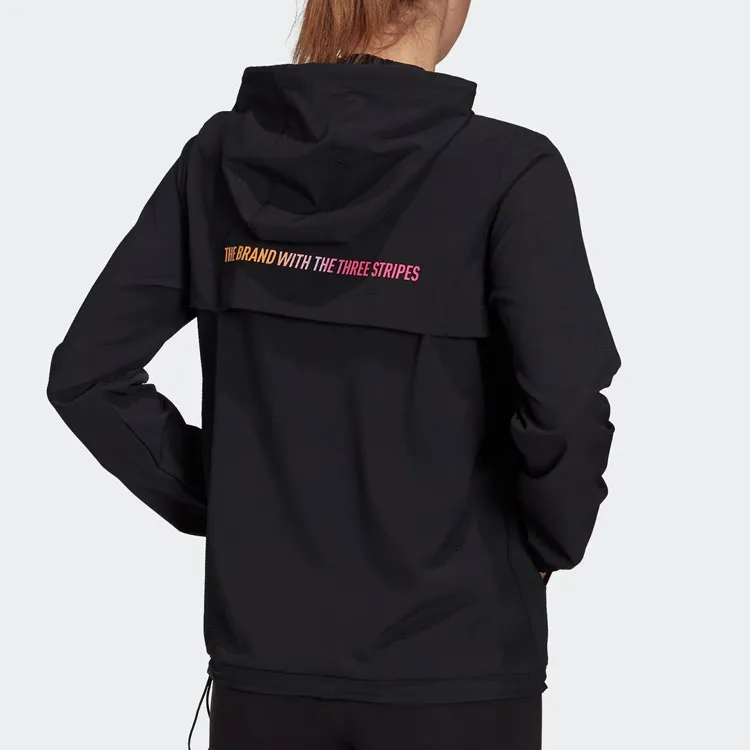 Adidas Essentials Gradient Anorak Jackets & Coats Women's Black-2