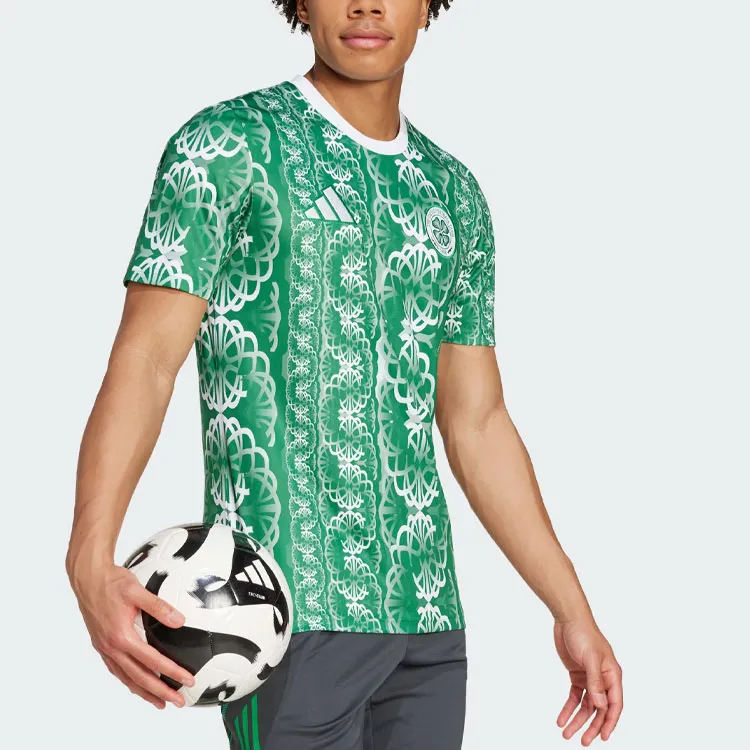Adidas Celtic Fc Pre-Match Jersey Soccer Jerseys Men's Green-4