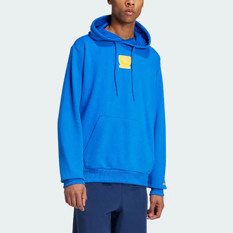 Adidas Originals Graphic Hoodie Sweatshirt Men's Blue-1