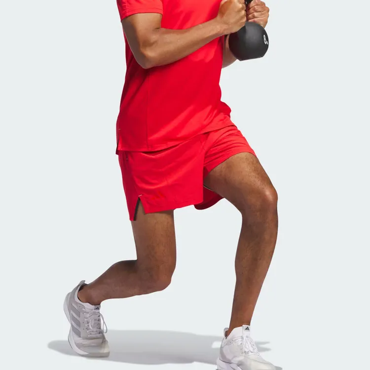 Adidas Mahomes Designed For Training Workout Shorts Casual Shorts Men's Team Preppy Red-3
