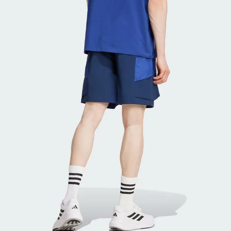Adidas Manchester United Seasonal Cargo Shorts Cargo Shorts Men's Midnight Indigo-2