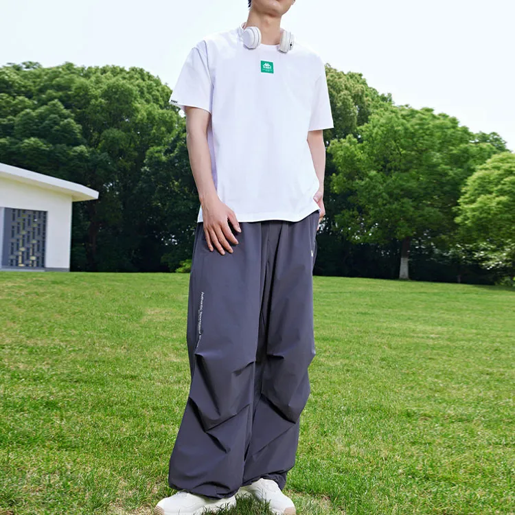 Kappa Cargo Pants Men's Dark Purple Gray-1