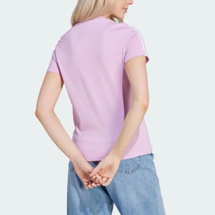 Adidas T-Shirts Women's Lilac-2