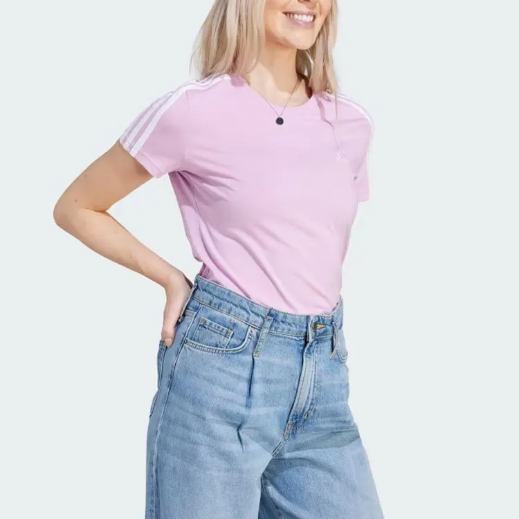 Adidas T-Shirts Women's Lilac-3