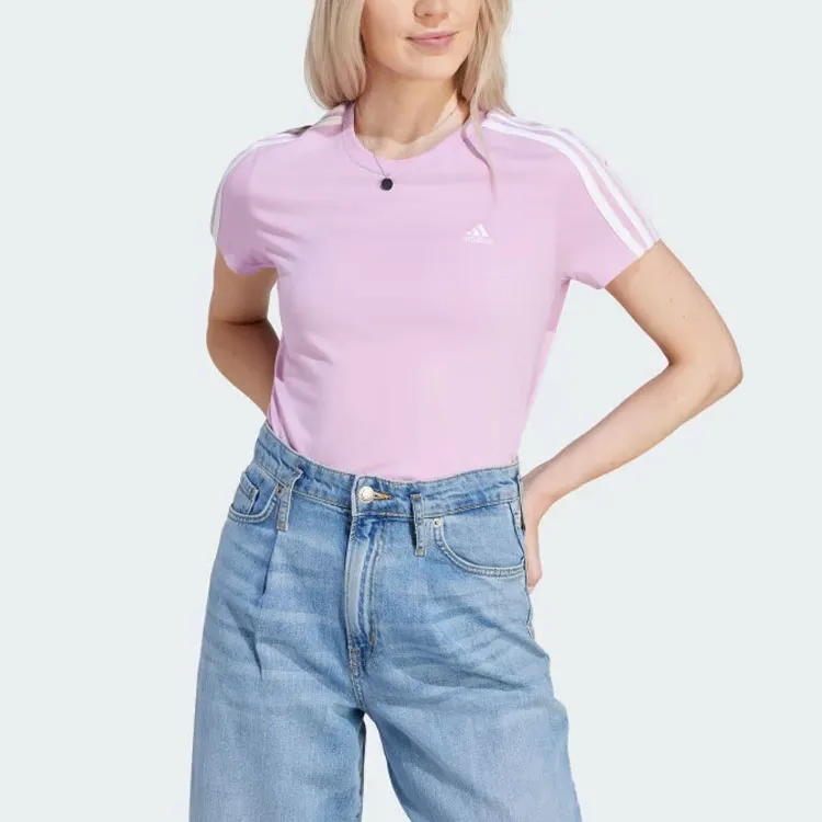 Adidas T-Shirts Women's Lilac-1