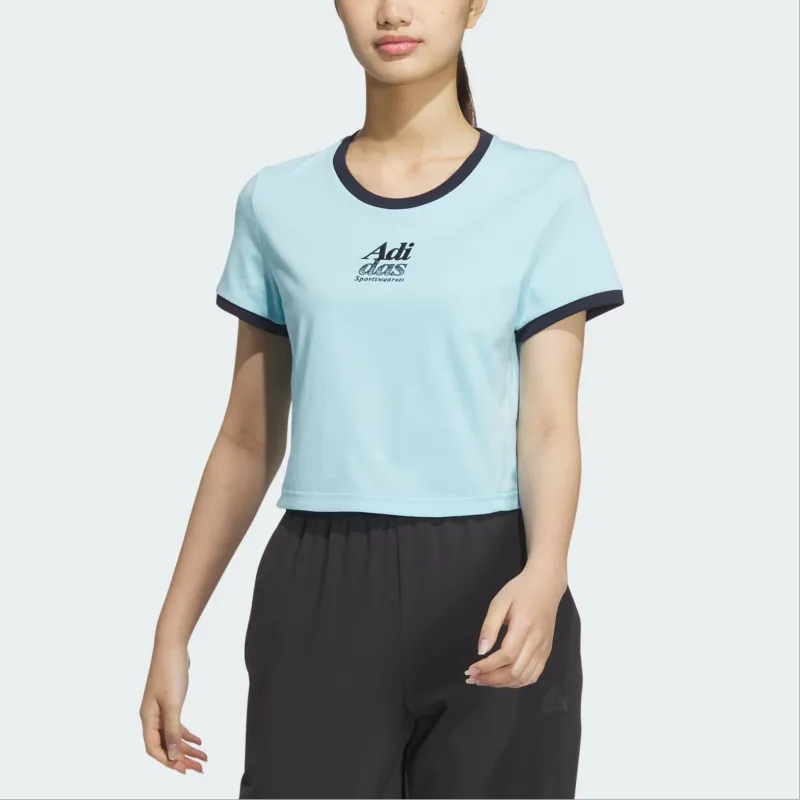 Adidas T Shirts Women's Blue-1