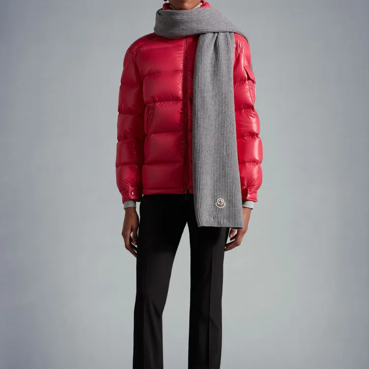 Moncler Knit Scarves Women's Gray-1