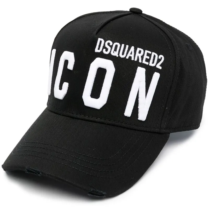 Dsquared2 Icon Logo Embroidered Distressed Baseball Cap-3