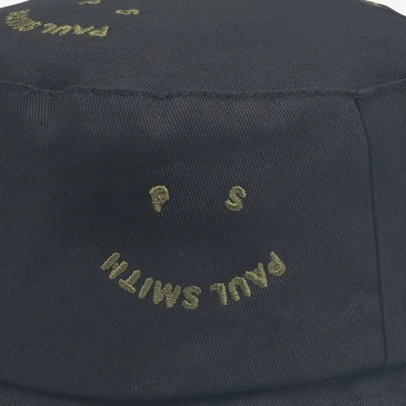 Paul Smith Logo Embroidered Bucket Hat-3