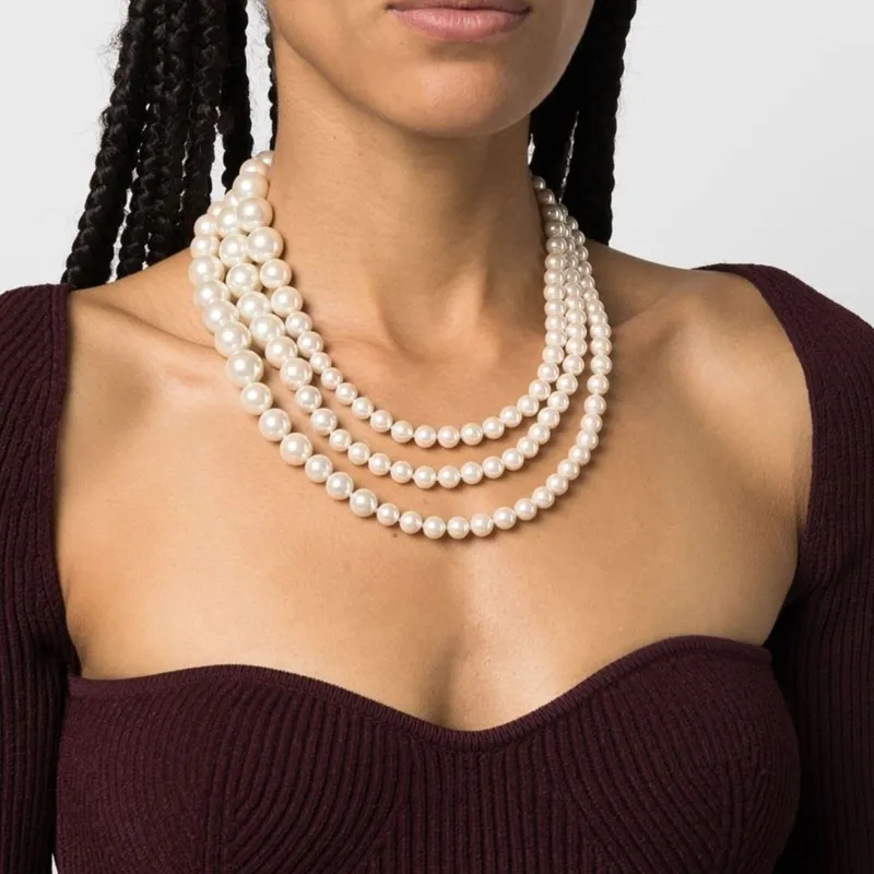 Vivienne Westwood Orb detail Pearl Necklace-3