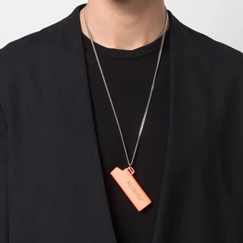 AMBUSH Debossed logo Whistle Necklace-4