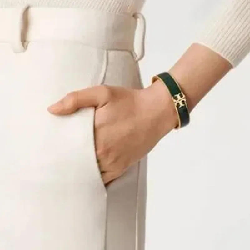 TORY BURCH Kira Logo Plaque Bracelet-2