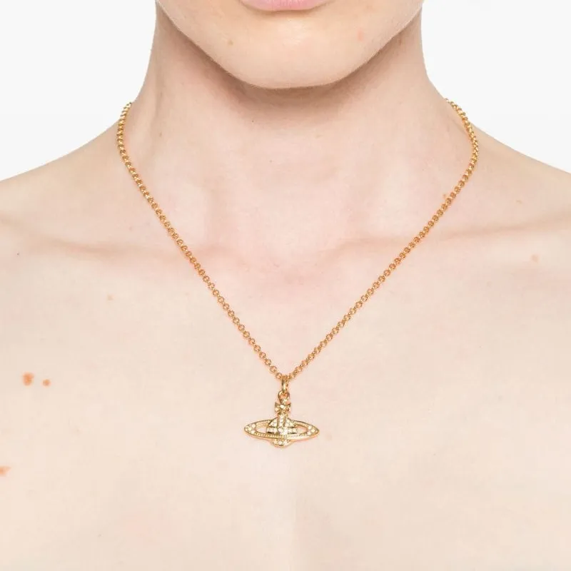 Vivienne Westwood Logo Plaque Necklace-3