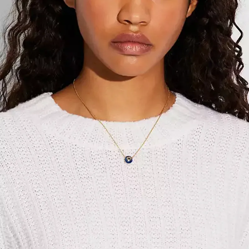 COACH Brass Plated Necklaces Women's-1