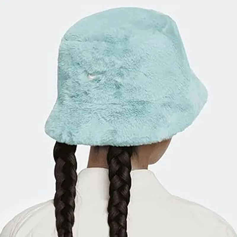 Nike Polyester Acrylic Fiber Bucket Hats Women's Blue-2