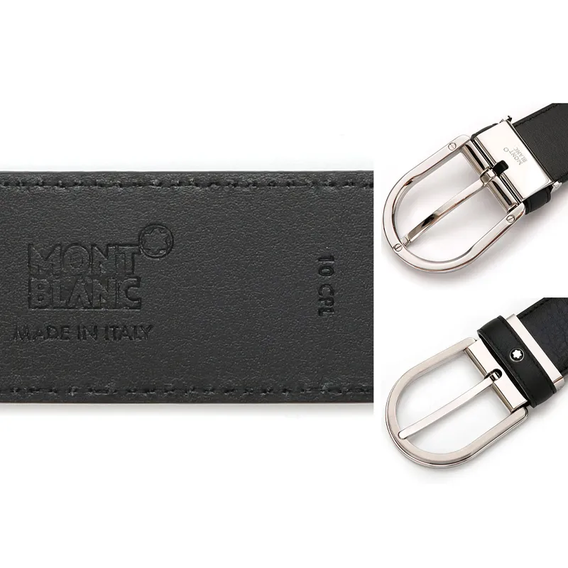 MONTBLANC Engraved-logo Detail Belt-2