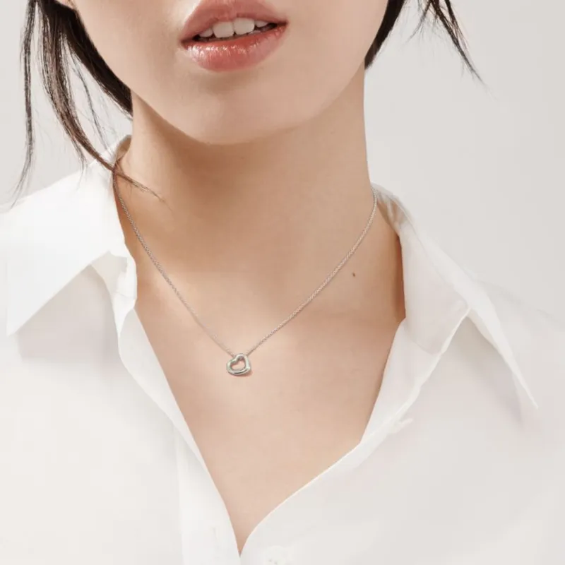 TIFFANY & CO. Elsa Peretti® 925 Sterling Silver Necklaces Women's Silver-3