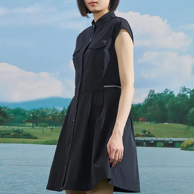 RAPIDO SS25 Sleeveless Dress Women's Black-3