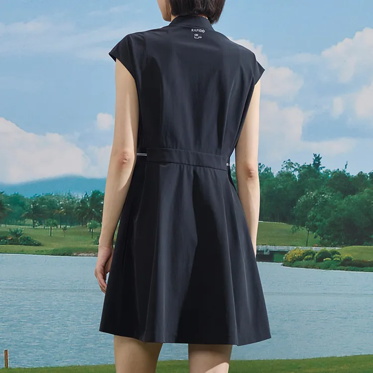RAPIDO SS25 Sleeveless Dress Women's Black-2