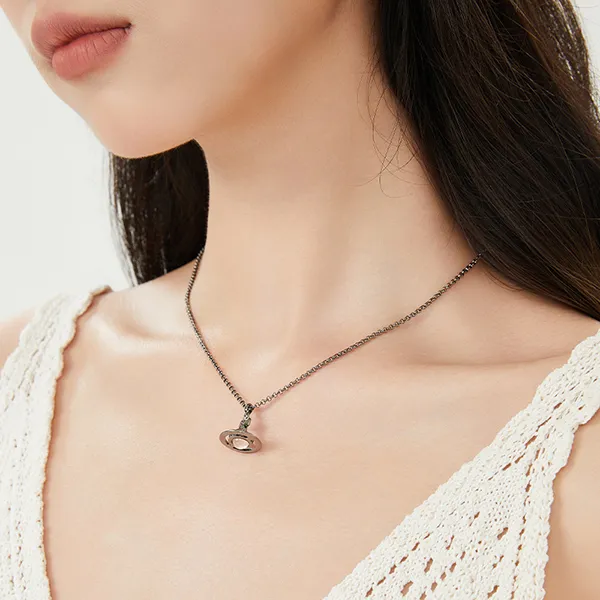 Vivienne Westwood Brass Necklaces Women's Gun Black-6
