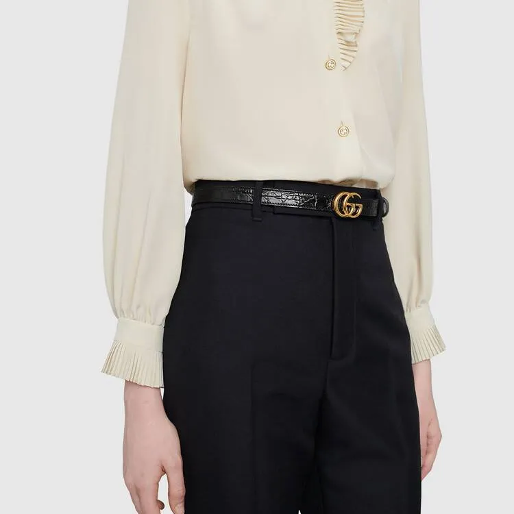 GUCCI Leather Belts Unisex-4