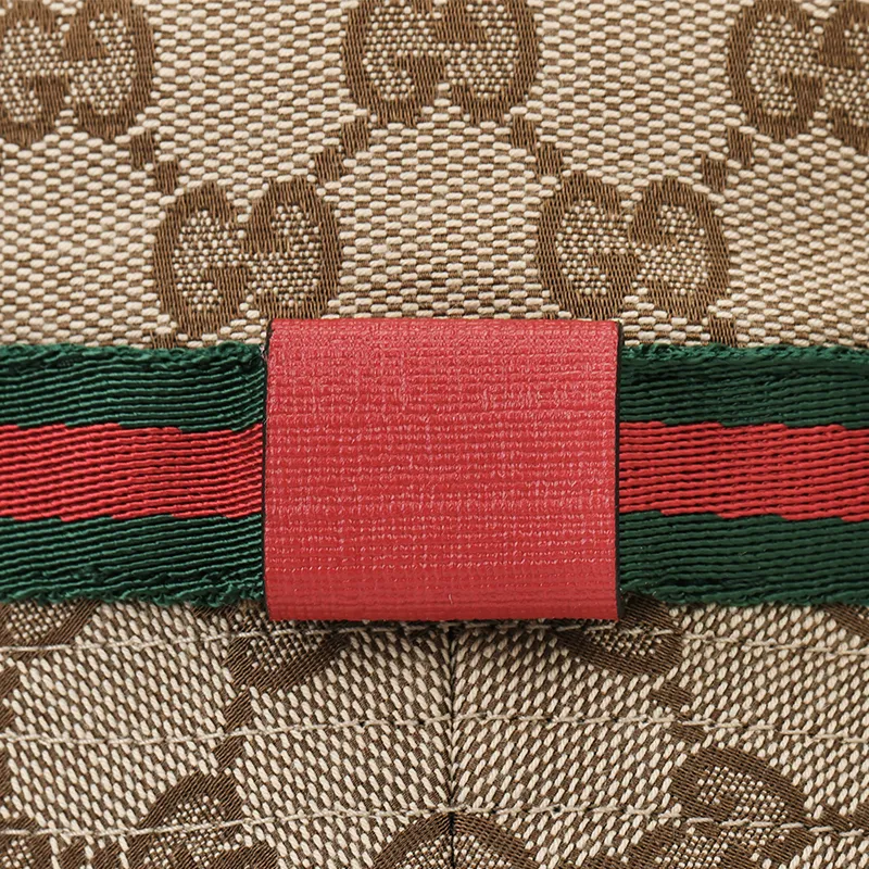 GUCCI X Palace GG P Canvas Fedora With Web And Logo Detail-3