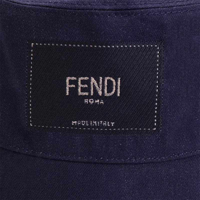 FENDI Logo patch Bucket Hat-4