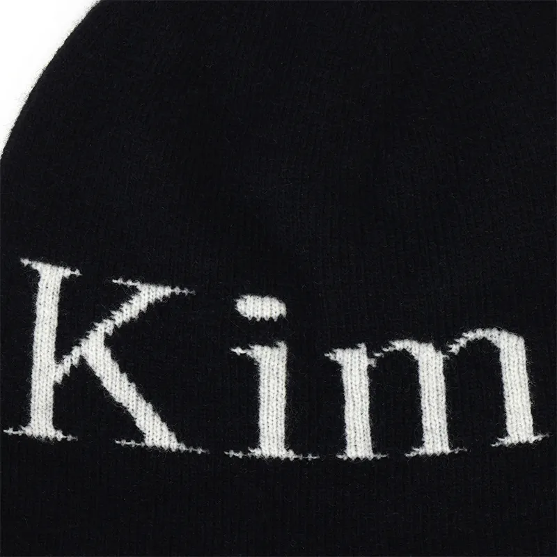 MATIN KIM Cashmere Beanies Unisex Black-2