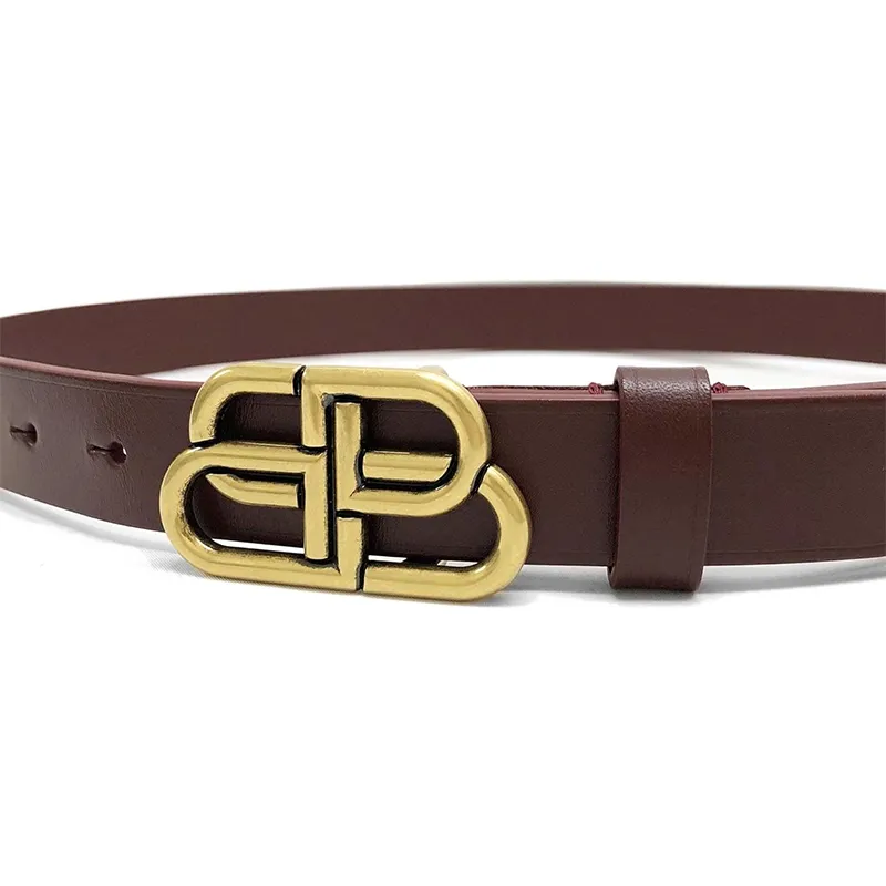 Balenciaga Leather Belts Unisex-1