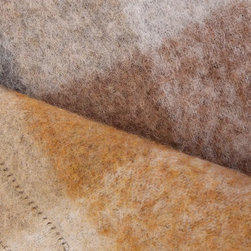 Acne Studios Knit Scarves Unisex White/Beige/Brown-2