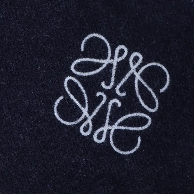 LOEWE Bicolor Anagram Scarf-2