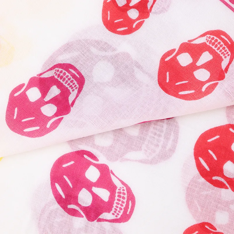 Alexander McQueen Skull print Wool Scarf-2