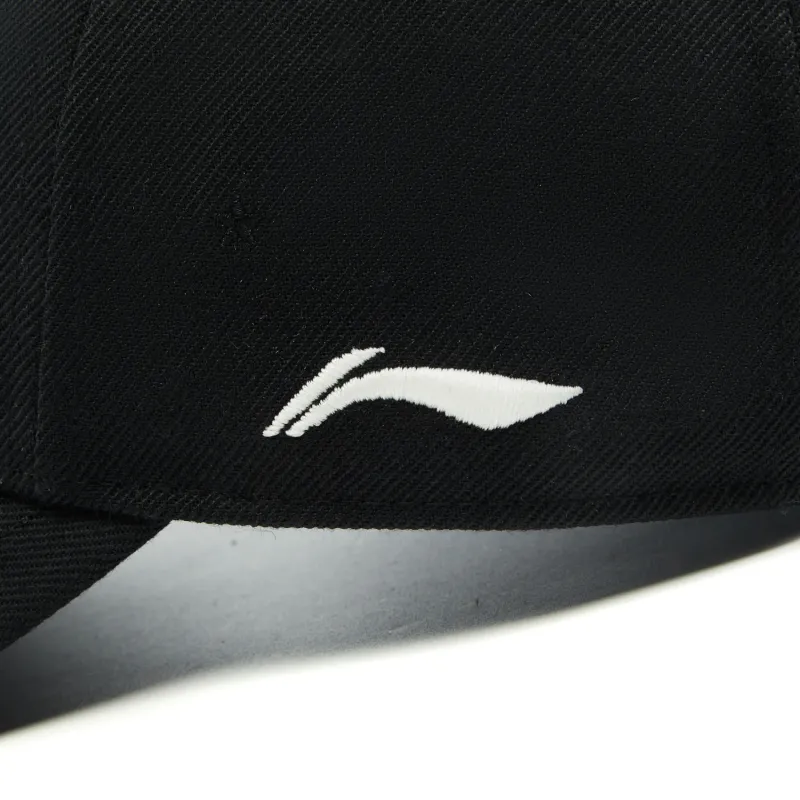 LiNing Basketball Collection Acrylic, Sheep Wool, Cotton Baseball Caps Unisex Black-4