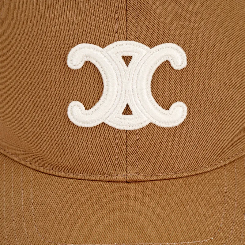 CELINE Triomphe Baseball Cap In Cotton-4