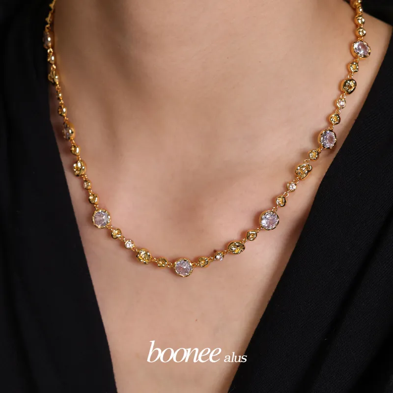 BOONEE ALUS Gold Plated Accessory Necklace Women's-1