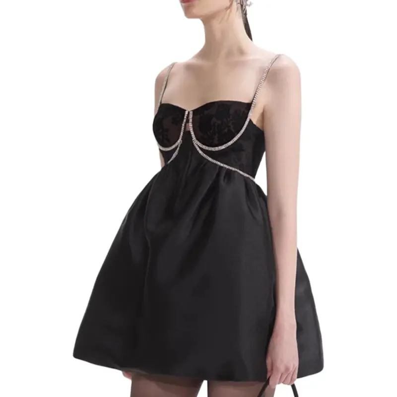 Self portrait Embellished Sleeveless Dress-2