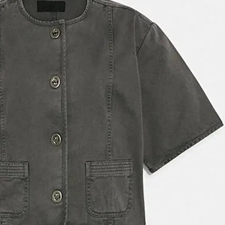 COACH Jackets Coats Women's Gray-4