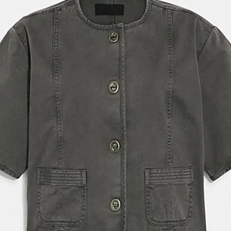 COACH Jackets Coats Women's Gray-3