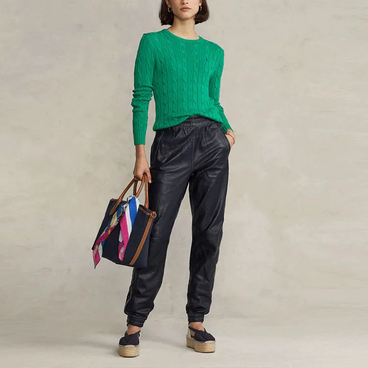 Polo Ralph Lauren Cable knit Cotton Sweatshirt-1