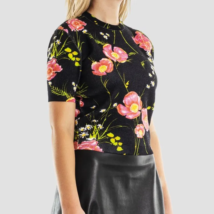Balenciaga Floral print Wool Cardigan-3
