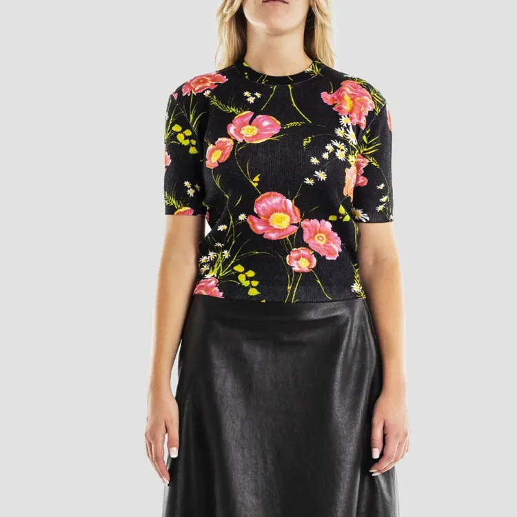 Balenciaga Floral print Wool Cardigan-1