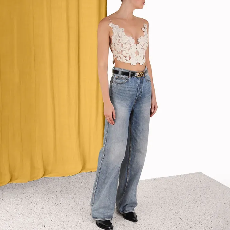 Zimmermann Sensory Embroidered-Velvet Cropped Bustier Top-3