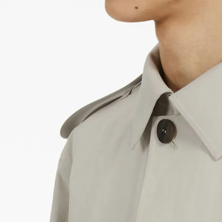 FERRAGAMO Cotton-blend Long Coat-4